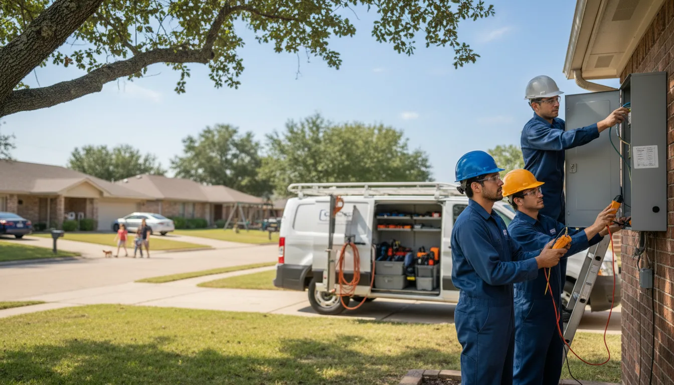 Certified electrician providing emergency electrical services in Brierfield, AL